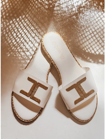 Dámské žabky GOLDISH white FashionStreet ZY0940