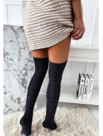 Dámské ažurové nadkolenky model 21873355 3741 - Milena Dámské ažurové nadkolenky model 21873355 3741 - Milena