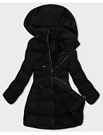 Dámská bunda s kapucí J Style černá (5M3231-392)