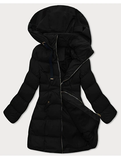 Dámská bunda s kapucí J Style černá (5M3231-392)