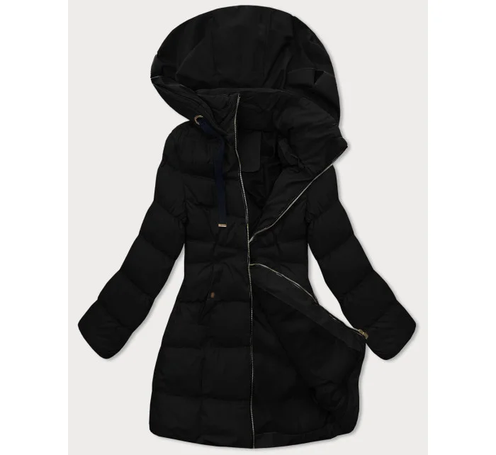 Kurtka damska z kapturem czarna model 21247665 - J.STYLE