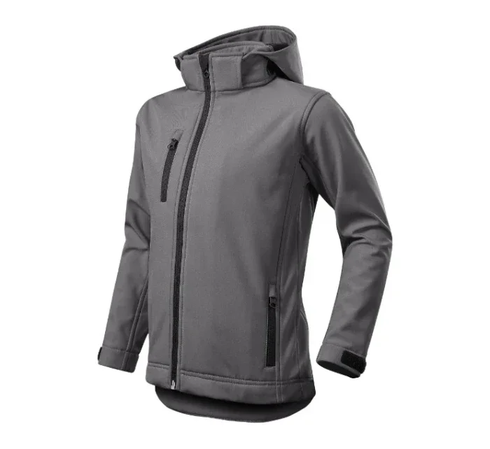 Performance softshellová bunda dětská ocelově šedá Performance softshellová bunda dětská ocelově šedá