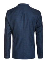 Pánské jednořadové indigové sako FashionStreet MX0622