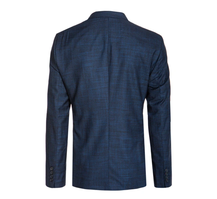 Pánské jednořadové indigové sako FashionStreet MX0622