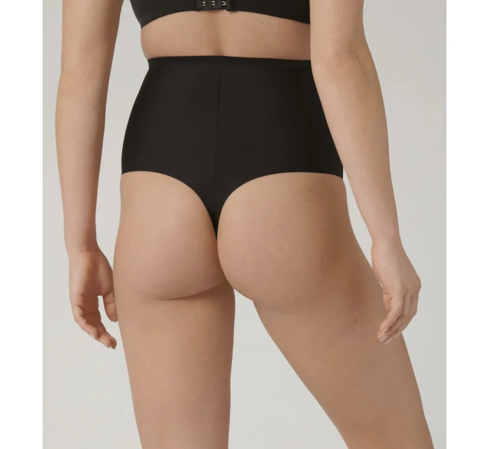 Dámské kalhotky Triumph Shape Smart Highwaist String černé Dámské kalhotky Triumph Shape Smart Highwaist String černé