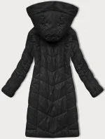 Černá dámská prošívaná bunda pro přechodné období S'West (B8302-1) Černá dámská prošívaná bunda pro přechodné období S'West (B8302-1)