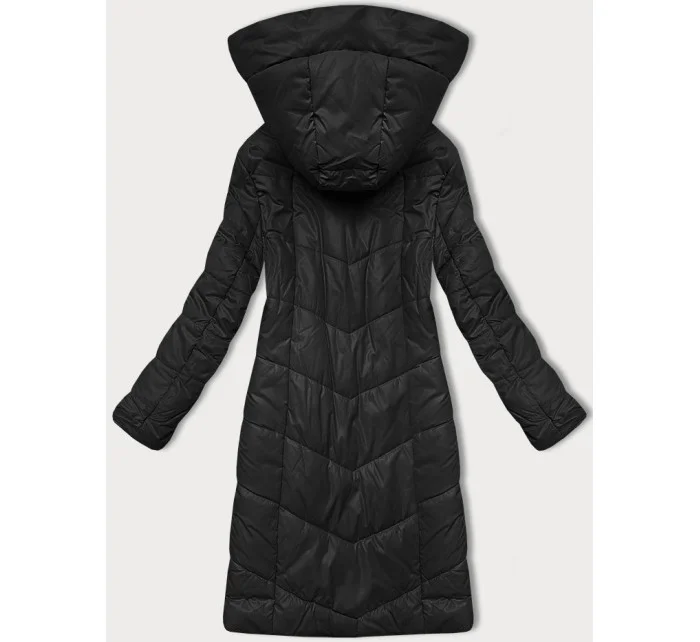 Černá dámská prošívaná bunda pro přechodné období S'West (B8302-1) Černá dámská prošívaná bunda pro přechodné období S'West (B8302-1)