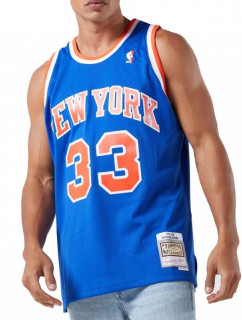 Mitchell & Ness pánské tričko NBA Swingman New York Knicks Patric Ewing SMJYGS18186-NYKROYA91PEW