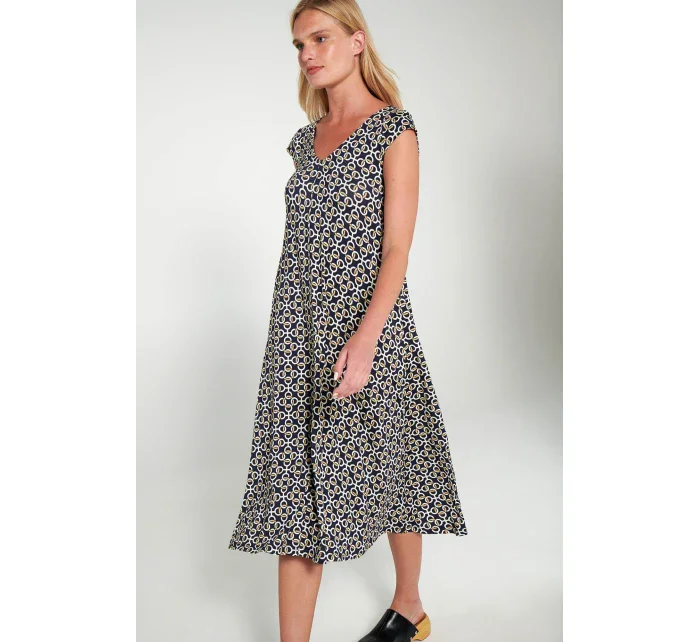 Vamp - Dlouhé šaty s potiskem 20504 - Vamp