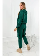 Set 3 v 1 mikina + top + kalhoty zelený Set 3 v 1 mikina + top + kalhoty zelený