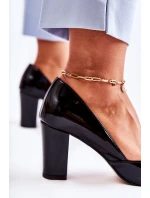 Módní Lakované Lodičky Na Černá model 21590541 - Boto