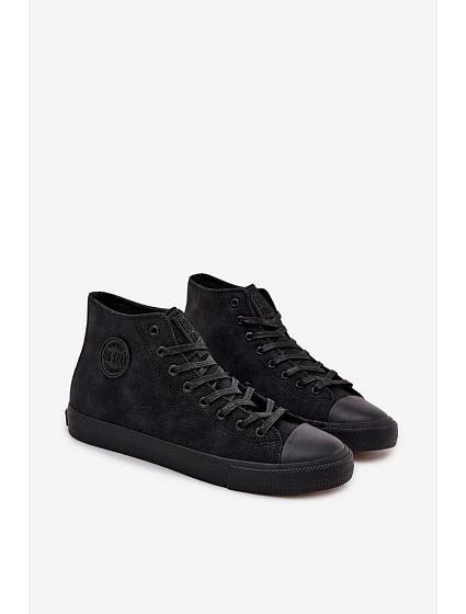 Pánské Zimní Tenisky Z Eko Kůže Big Star model 21706196 HIPOLY SYSTEM Černé - Big Star Shoes