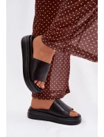 Dámské nazouváky na platformě Černé model 21918978 - Boto