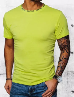 Pánské tričko s potiskem světle zelené Dstreet RX5041