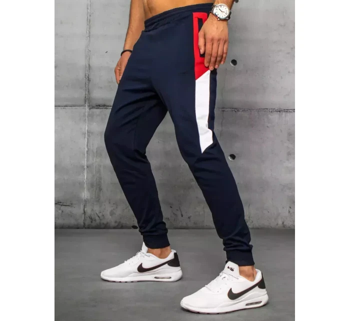 FashionStreet pánské tmavě modré tepláky UX3203