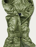 Zelená dámská oversize vesta (KA-016)