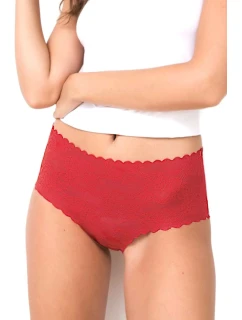 Dámské kalhotky Bellie red maxi - JULIMEX