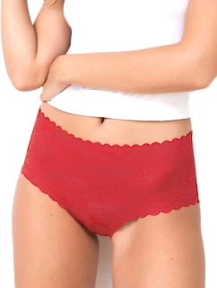 Dámské kalhotky Bellie red maxi - JULIMEX