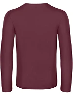 B&C #E190 LSL Tričko s dlouhým rukávem z těžké bavlny model 22496014 burgundy B&C #E190 LSL Tričko s dlouhým rukávem z těžké bavlny model 22496014 burgundy
