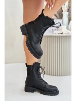 Zateplené boty na zip černé model 21675712 - Boto Zateplené boty na zip černé model 21675712 - Boto