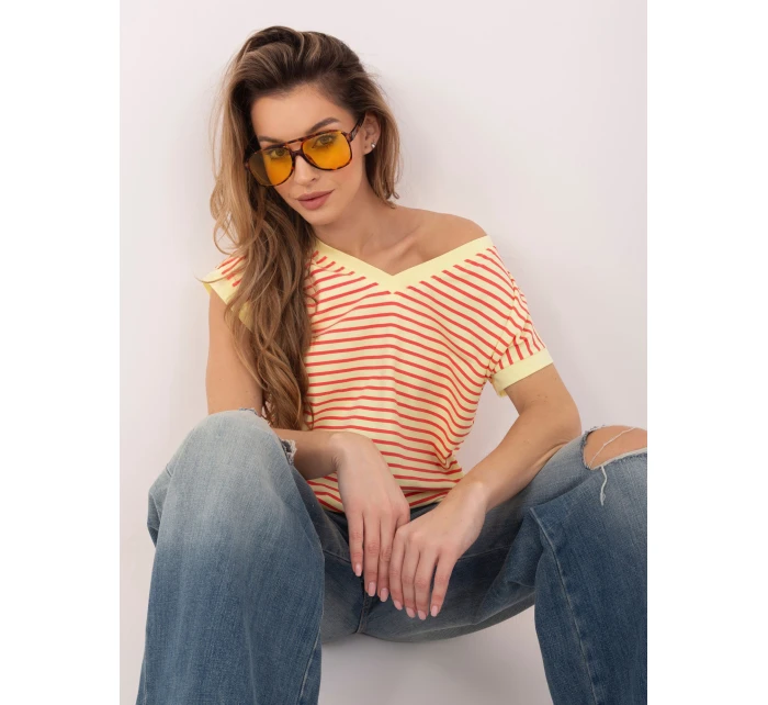 RV tričko TS A1124.90 světle žluté