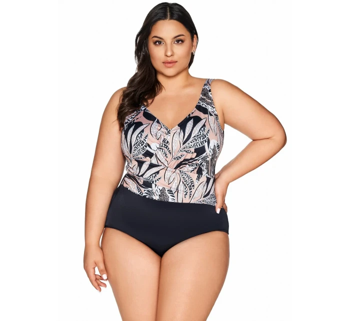 Jednodílné dámské plavky Ava SKJ 61 Latte