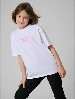 Dívčí volné tričko s potiskem 4F model 22088574 - Hikvision