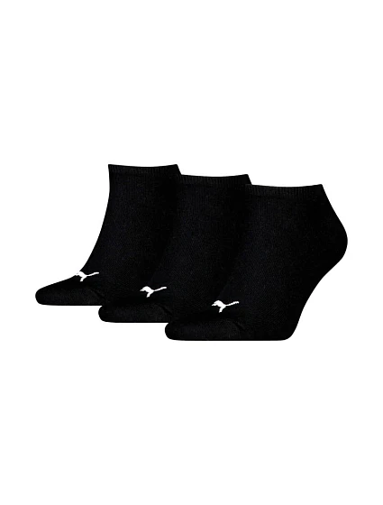 Ponožky Puma Sneaker Plain, balení po 3 kusech, černé, 938624 06