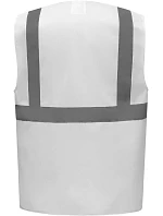 HVW 801 HiVis multifunkční vesta model 22502345 white - Yoko