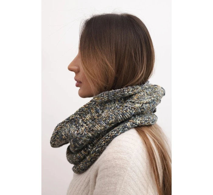 model 21859487 Dámská čepice s kapucí zelená neonová - K-Fashion