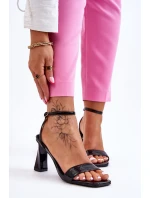 sandály na podpatku Černe model 21609852 - S.Barski