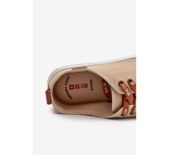 Pánské tenisky Big Star NN176001 Memory Foam System Beige Pánské tenisky Big Star NN176001 Memory Foam System Beige