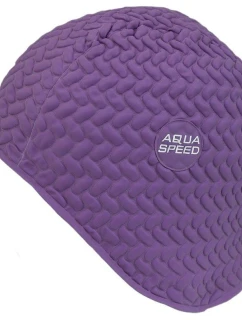 Latexová plavecká čepice Aqua-Speed Bombastic Tic-Tac fialová