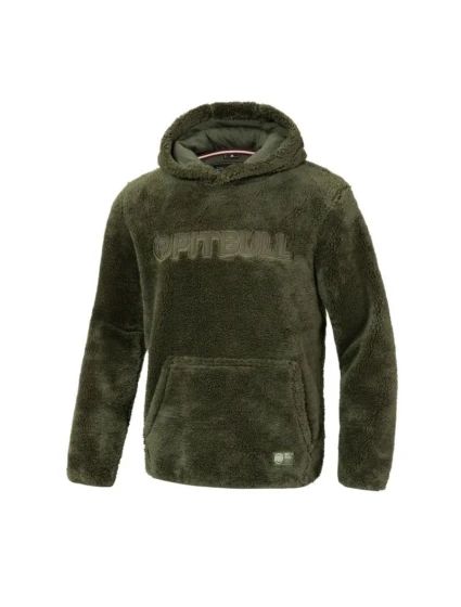 Pánská olivová mikina Pit Bull - model 21932133 Pánská olivová mikina Pit Bull - model 21932133