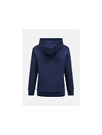 Pánská mikina PEAK PERFORMANCE Original Small Logo Hood Men, barva: tmavě modrá
