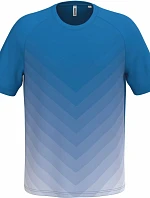 Kariban ProAct PA 4047 Unisex sportovní tričko s barevným gradientem 20.4047 sporty royal blue