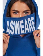 Zateplená mikina s kapucí z džínoviny