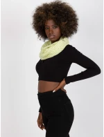 Dámská tunelová šála AT CH BF48181 světle žlutá