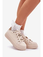 Dámské tenisky 24SP26-4756 béžové - Grelesi Dámské tenisky 24SP26-4756 béžové - Grelesi