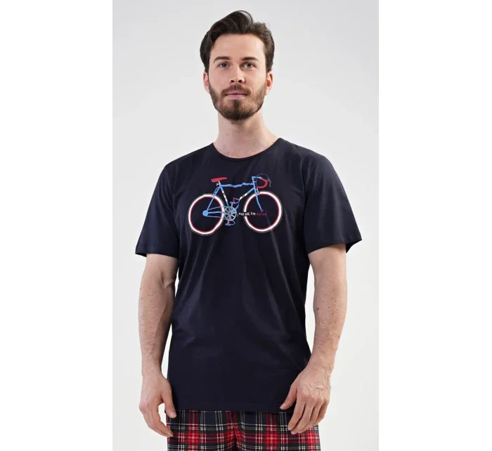 Pánské pyžamo šortky Old bike