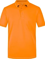 Daiber JN 569 Pánské žerzejové elastické polo 02.0569 orange/white