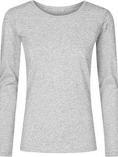 Dámské tričko s dlouhým rukávem X.O 40. heather grey model 22515504 - Promodoro