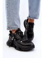 Dámské tenisky model 21650245 Černé - Goe