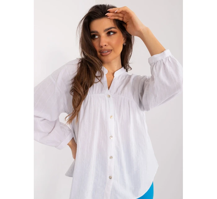 Koszula BP KS model 19675940 biały - FPrice Koszula BP KS model 19675940 biały - FPrice