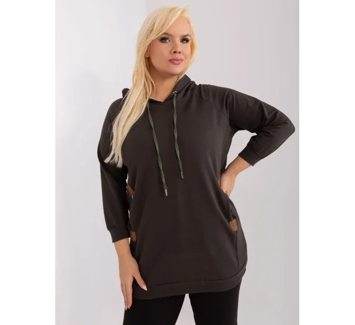 Mikina RV BL 8221.96 tmavá khaki