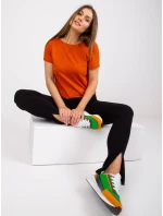 Tričko RV TS 4662.39P tmavě oranžové