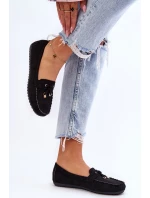 Klasické semišové mokasíny Černá Good Time Klasické semišové mokasíny Černá Good Time