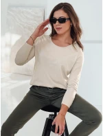 Dámská halenka s přívěskem béžová Dstreet model 21982009 - FashionStreet