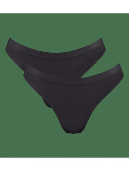 sloggi GO Sense Tanga 2P - BLACK - SLOGGI BLACK - SLOGGI
