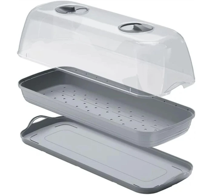 SKLENĚNÝ STŮL 3,6 L RESPANA GREENHOUSE 2 ANTHRACITE dětské